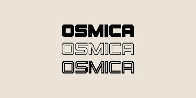 Osmica Font