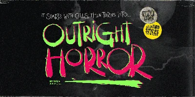 Outright Horror Font