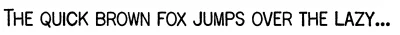 Overdrawn Account AOE Font