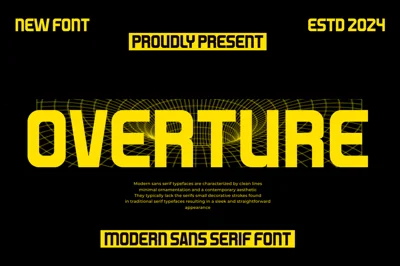 OVERTURE Font