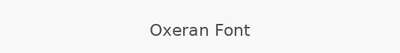 Oxeran Font