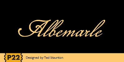 P22 Albemarle Pro Font