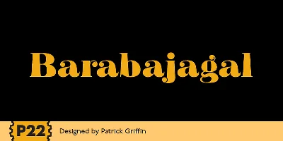 P22 Barabajagal Font