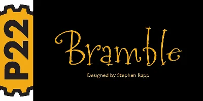 P22 Bramble Font