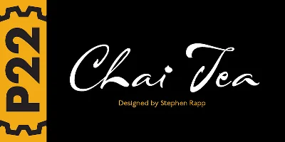 P22 Chai Tea Pro Font