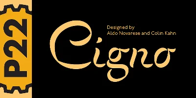 P22 Cigno Font