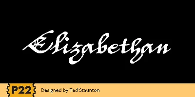 P22 Elizabethan Font