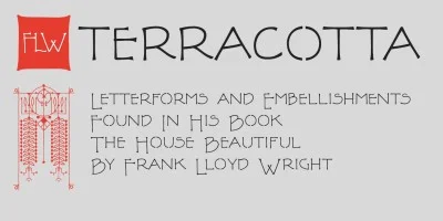 P22 FLW Terracotta Font