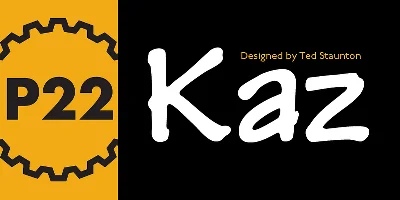 P22 Kaz Pro Font