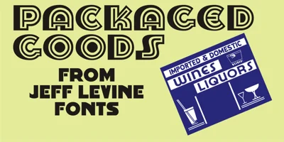 Packaged Goods JNL Font