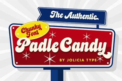 Padle Candy Chunky Script