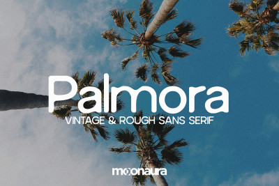 Palmora - Vintage & Rough Sans Font