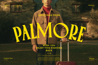 PALMORE - Vintage Rounded Serif Font