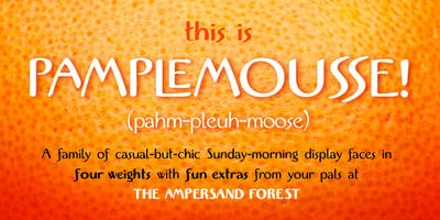 Pamplemousse Font