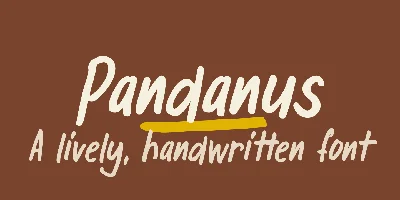 Pandanus Font