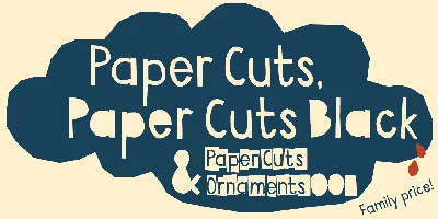 Paper Cuts Font