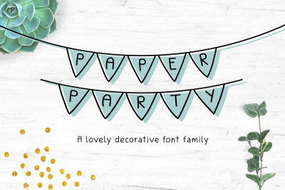 Paper Party – Font Family