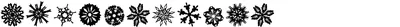Paper Snowflakes Font