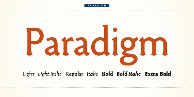Paradigm Pro Font Free Download