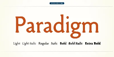 Paradigm Pro Font