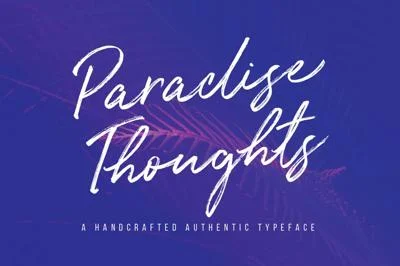Paradise Thoughts Typeface