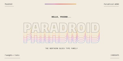 Paradroid Font