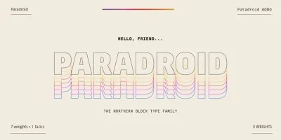 Paradroid Font