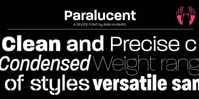 Paralucent Font