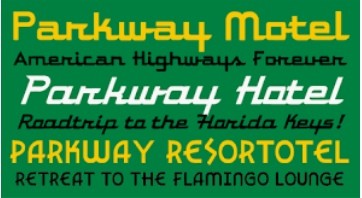 Parkway Font