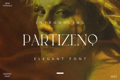 Partizeno Elegant/Branding Font Free Download