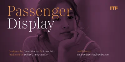Passenger Display Font