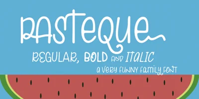 Pasteque Font