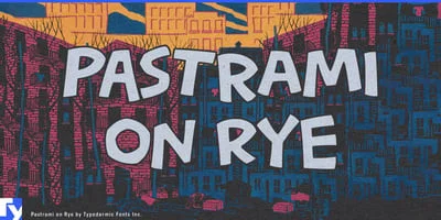 Pastrami on Rye Font