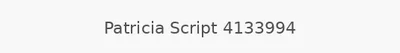 Patricia Script 4133994
