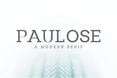 Paulose Modern Serif Font Family