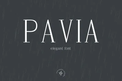 Pavia Font