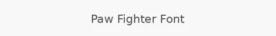 Paw Fighter Font
