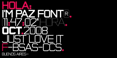 Paz Font