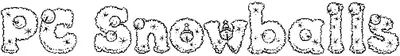 Pc Snowballs Font