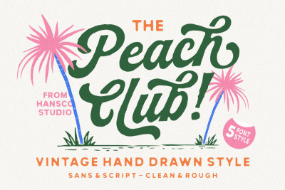 Peach Club Font