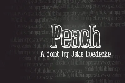 Peach Font