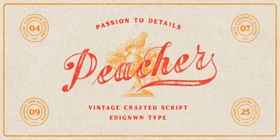 Peacher Font