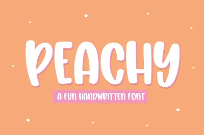 Peachy | Fun Handwritten Font
