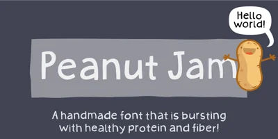 Peanut Jam Font