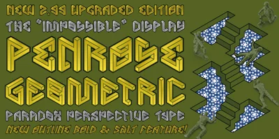 PENROSE Geometric Font