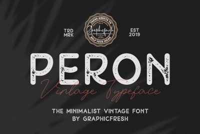 Peron - Modern Vintage | 4 Fonts