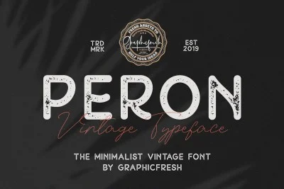 Peron - Modern Vintage | 4 Fonts