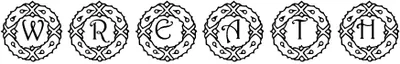 Pf Wreath Font