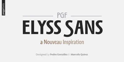 PGF Elyss Sans Font