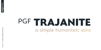 PGF Trajanite Font